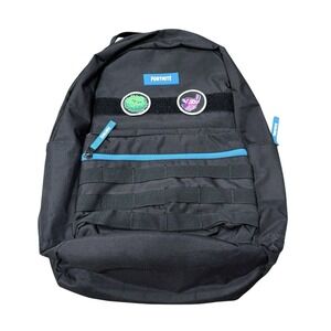 FORTNITE 18" Book Bag Backpack Black School Work Hiking Video Game Kids